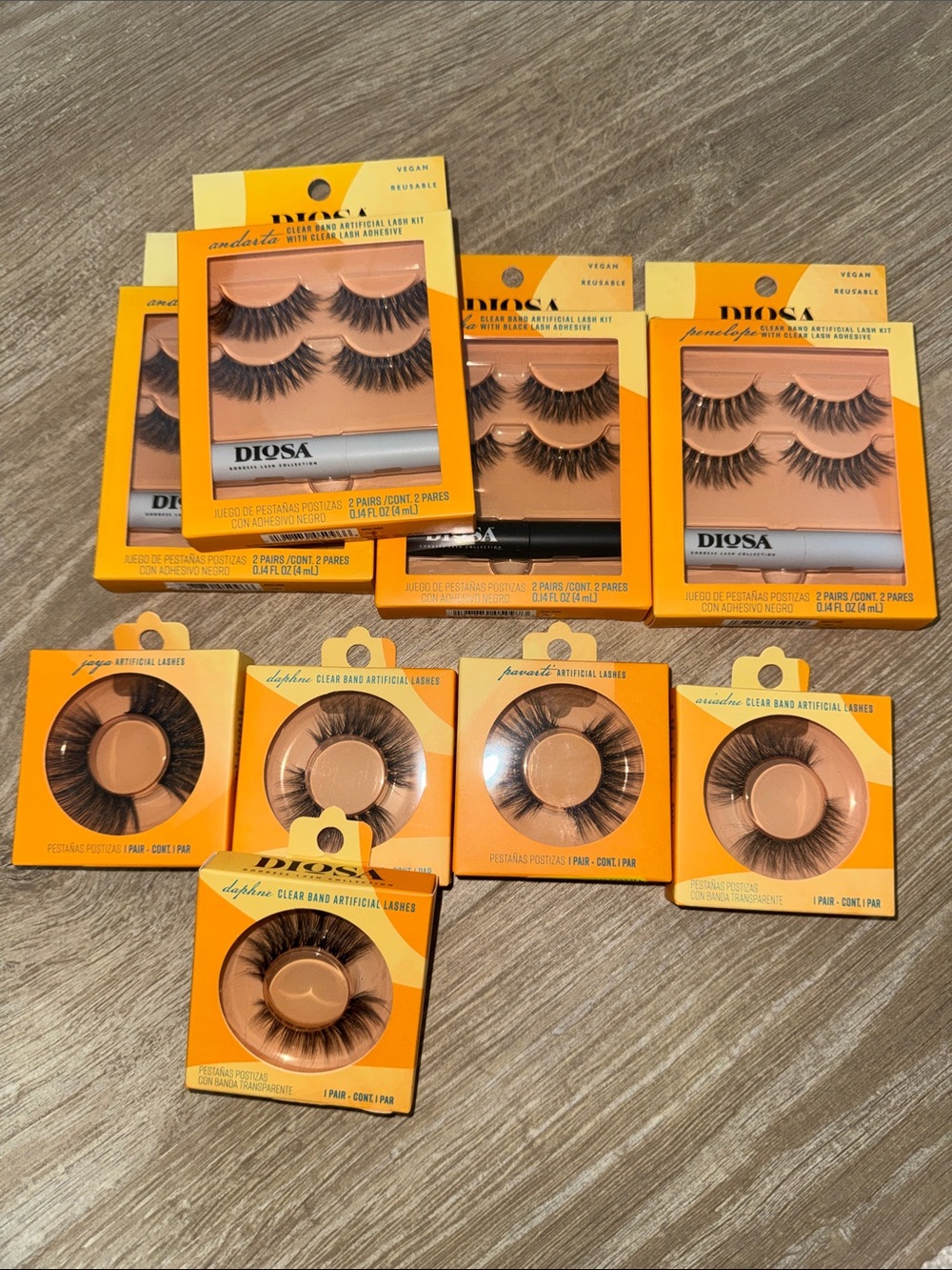 DIOSA Faux Mink Lash Bundle in Black
